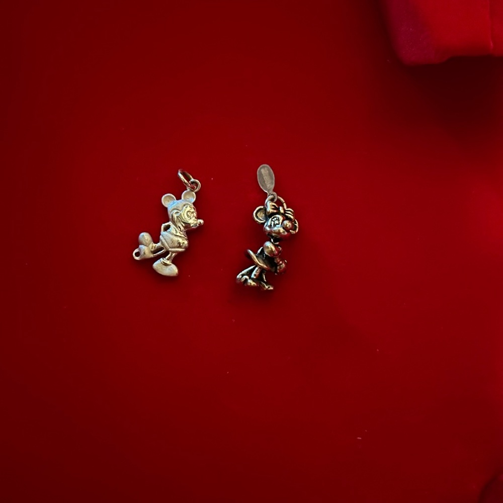 Mickey and Minnie pendants